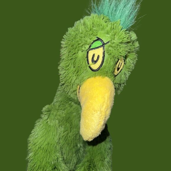 2010 Kohls Cares Dr Suess Oh Say Can You Say Hooey Green Bird Plush 16” - Picture 2 of 4